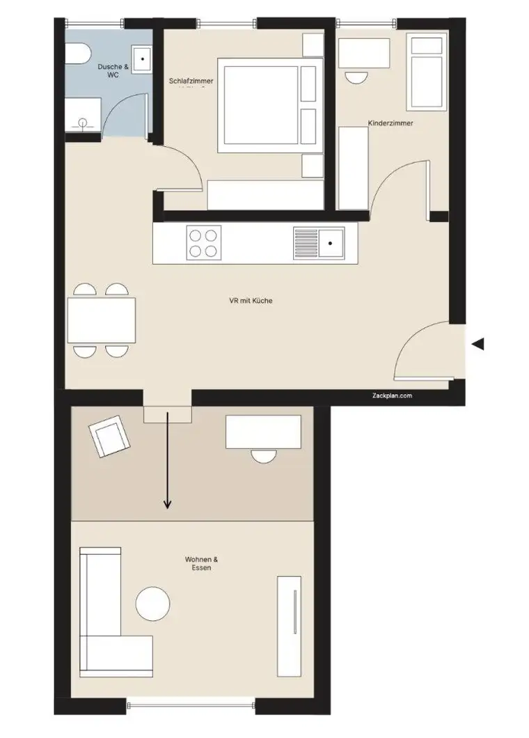 Schöne 3 Zimmer Wohnung direkt am Hauptplatz!
