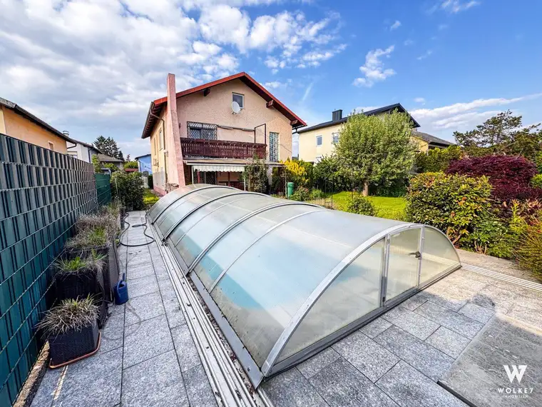Ihr Traumhaus in Spillern: 6 Zimmer, Garten und beheizter Pool auf Eingegrund | Klimanlagen vorhanden | Eigene Garage