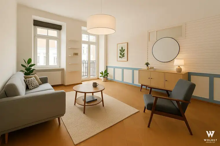 NÄHE WU und PRATER! Altbaucharme trifft Citynähe – 2-Zimmer-Wohnung