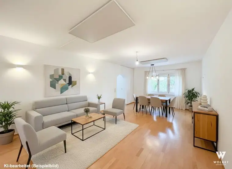 Wohnen im Grünen: Großzügige 3-Zimmer-Wohnung in traumhafter Nussdorfer Ruhelage