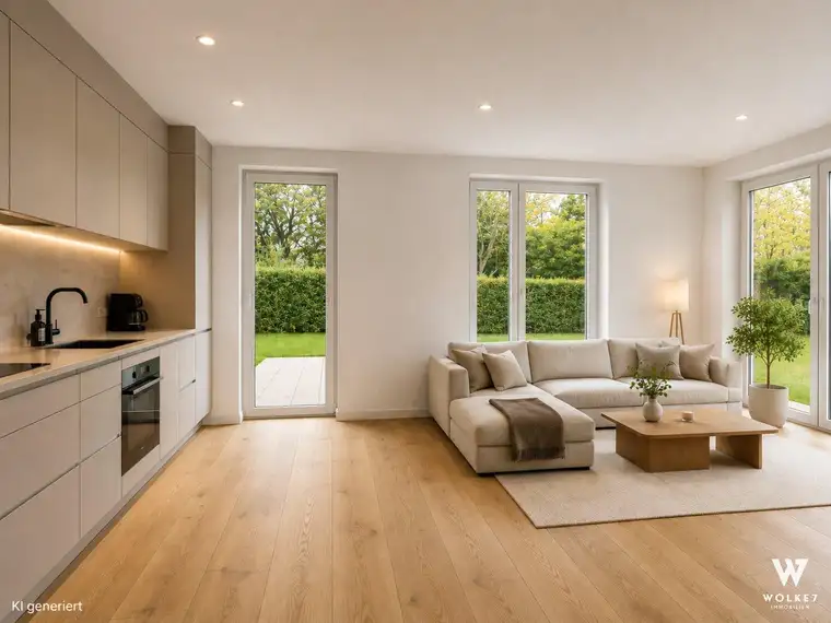Neubau in Bestlage - 2-Zimmer-Gartenwohnung mit großer Terrasse an der Universität in Stein