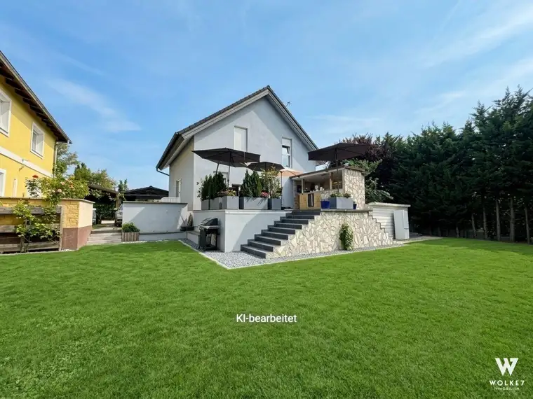 Einfamilienhaus mit 3 Schlafzimmern, offener Wohnküche, Garten &amp; Carport | Nähe Lobau &amp; Donau-Oder-Kanal