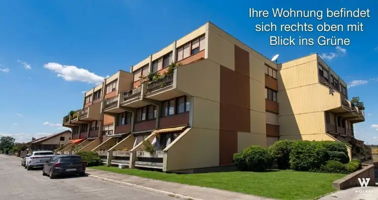 Wohnen im Grünen mit hervorragender öffentlicher Anbindung – großzügige Maisonette mit Balkon und Tiefgaragenplatz im Eigentum