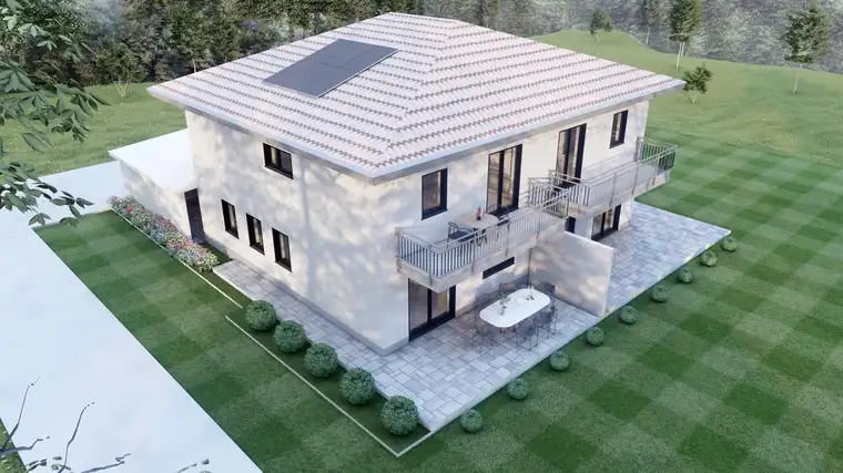 Moderne Doppelhaushälfte in St. Pantaleon - Perfektes zuhause mit Garten, Balkon und Terrasse für € 469.000, -- !!!!!! Lokalbahnnähe