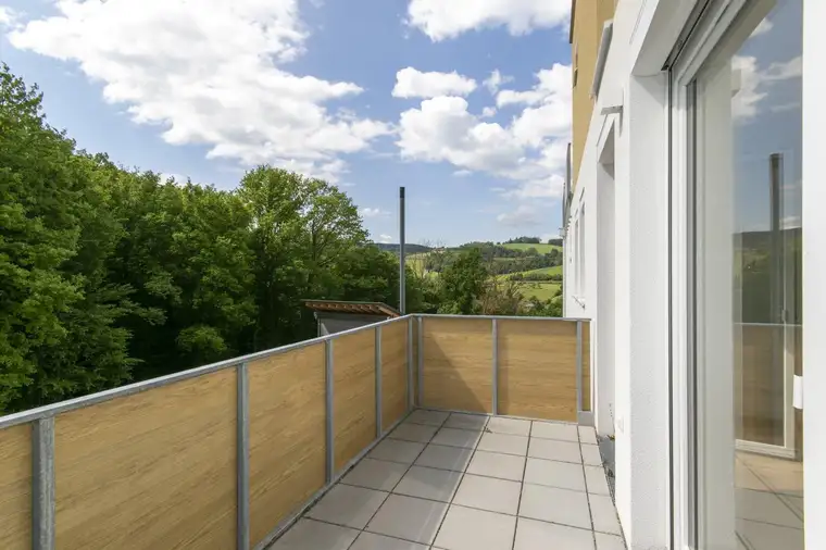 ERSTBEZUG: schöne Wohnung mit Grünblick und Garagenabstellplatz