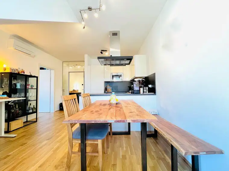 Nachhaltiger Wohnkomfort – Ihre Traumwohnung mit Dachterrasse im Niedrigenergiehaus