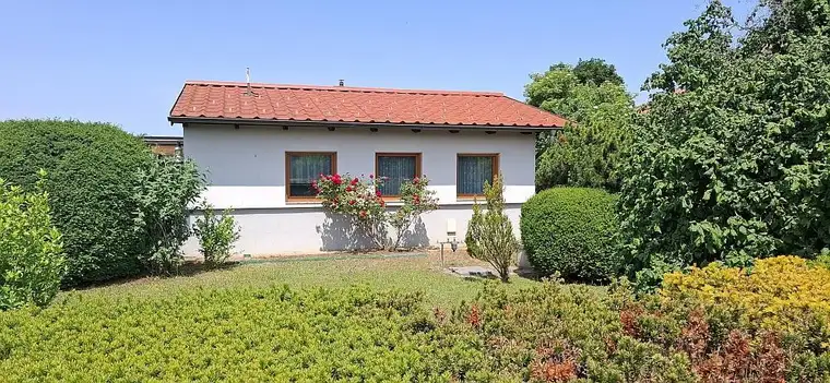 Kleines Einfamilienhaus mit Garage und großem Grund