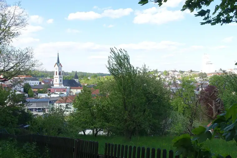 WOHNHAUS MIT GROSSEM GARTEN IN ZENTRALER STADTLAGE - AUSBLICK AUF DIE STADT