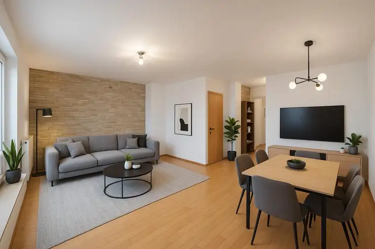 Lichtdurchflutete Maisonette mit Loggia + Eigengarten optional in Ruhelage von Mödling