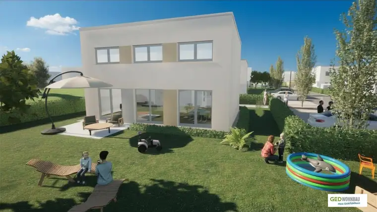 Neubau-Einfamilienhaus (Haus 4) in ruhiger Niedrigstenergiehaus-Siedlung in Königstetten: Wohntraum vor den Toren Wiens