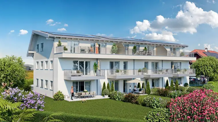 Dachterrassen-Wohnung mit 4-Zimmern im idyllischen und leistbaren Bürmoos!