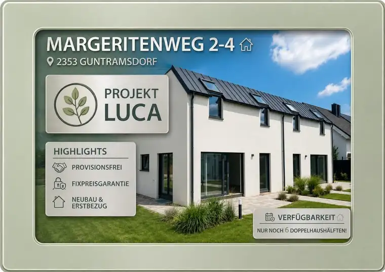 ++ Die letzten 6 HÄUSER ++ Preiswerte DOPPELHAUSHÄLFTE