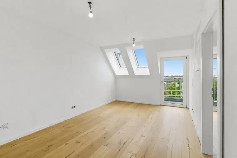 ++ ZWEI Zimmer im DG mit TERRASSE ++ Projekt HÜTTEL 101 LIVING
