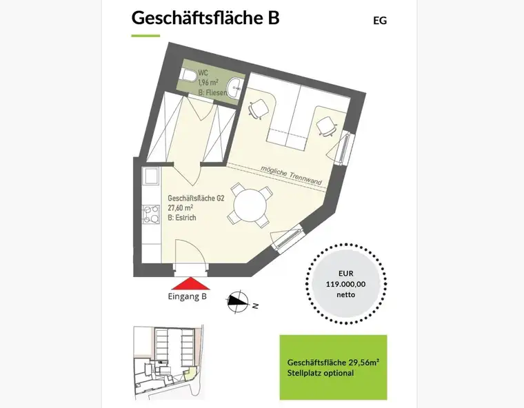 ++ SMARTE GESCHÄFTSFLÄCHE in KRITZENDORF ++