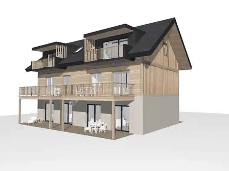 15598 ERSTBEZUG - moderne Maisonettewohnung mit Schwimmteich