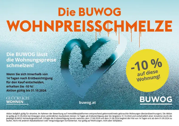 10% BUWOG WOHNPREISSCHMELZE! PROVISIONSFREI VOM EIGENTÜMER! 5 ZIMMER WOHNUNG NÄHE JAKOMINIPLATZ