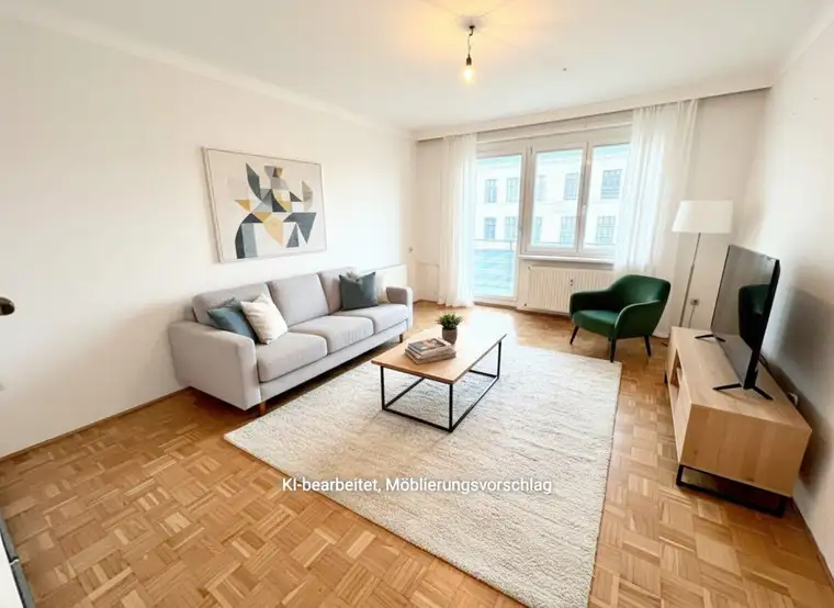 NEUER PREIS! PROVISIONSFREI VOM EIGENTÜMER! UNSANIERTE 3-ZIMMER WOHNUNG MIT LOGGIA NAHE MILLENIUM CITY!