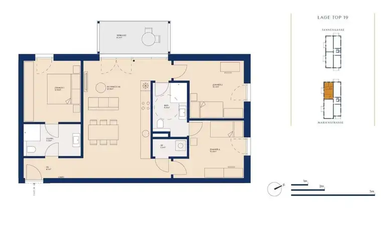 Terrassenwohnung im DG *Kauf im Baurecht*
