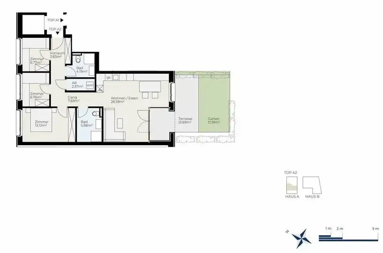 4-Zimmer-Gartenwohnung mit Terrasse / Jetzt einziehen &amp; Landeswohnbauförderung sichern!