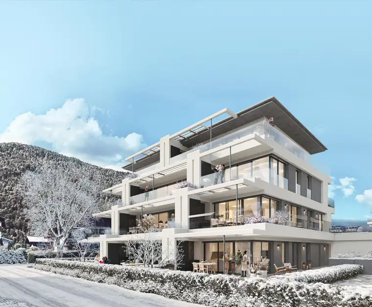2-Zimmer-Gartenwohnung mit Terrasse und Sicht auf den Wilden Kaiser
