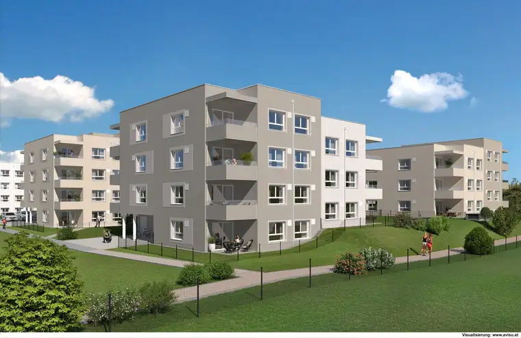Neubau: geförderte 3-Raum Mietkaufwohnung in Enns Top 707