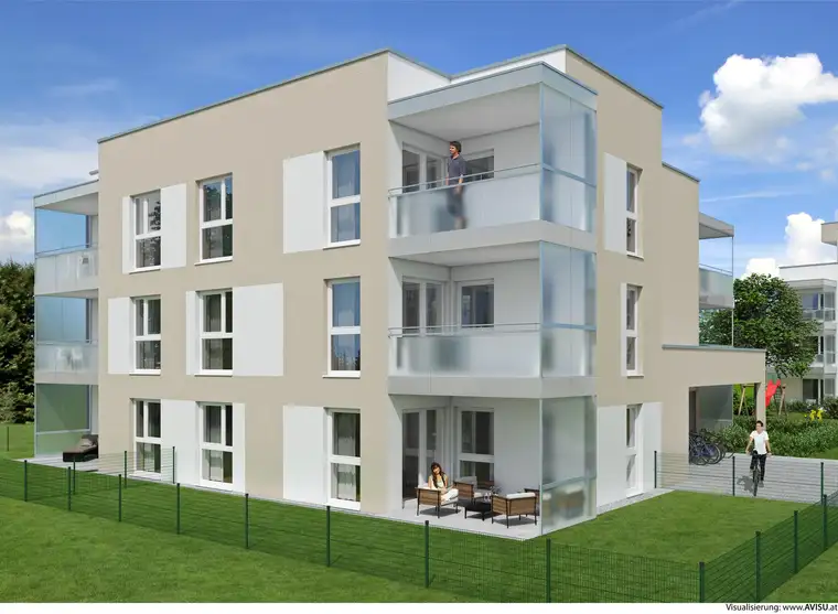 Neubau: geförderte 3-Raum-Eigentumswohnung in Steinerkirchen Top 607