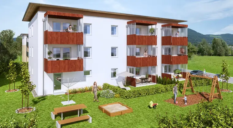 Gartenwohnung mit 3 Zimmer in Pollham