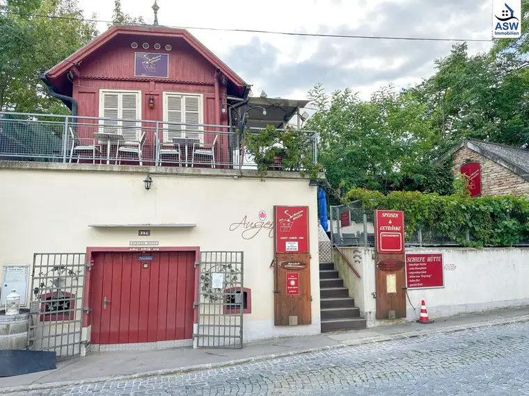 Traumhaftes Heurigenlokal “Die Schiefe Hütte” in der idyllischen Stammersdorfer Kellergasse zu verkaufen!