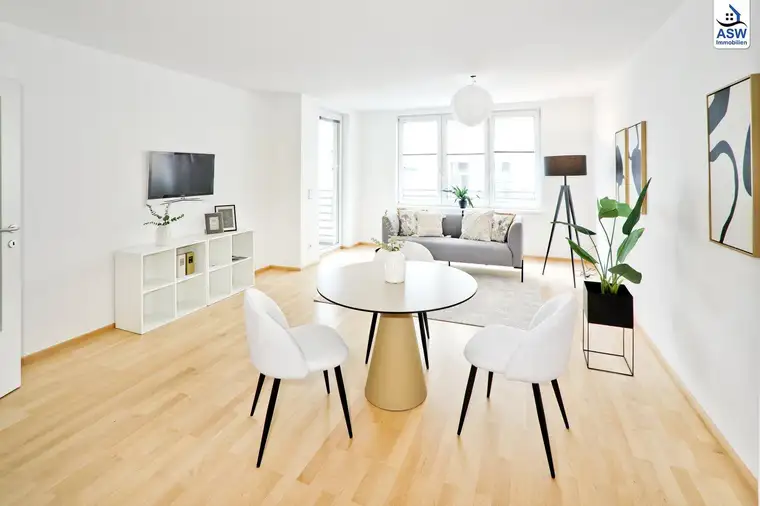 Sonnige 3-Zimmer-Wohnung mit Loggia &amp; Top-Infrastruktur – Wohnen beim Rennweg!