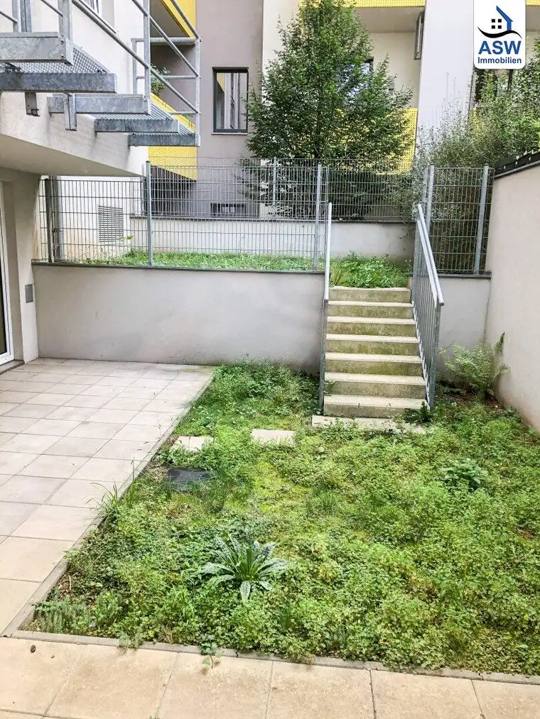 Perfekt aufgeteilte 3-Zimmerwohnung mit Terrasse und Garten