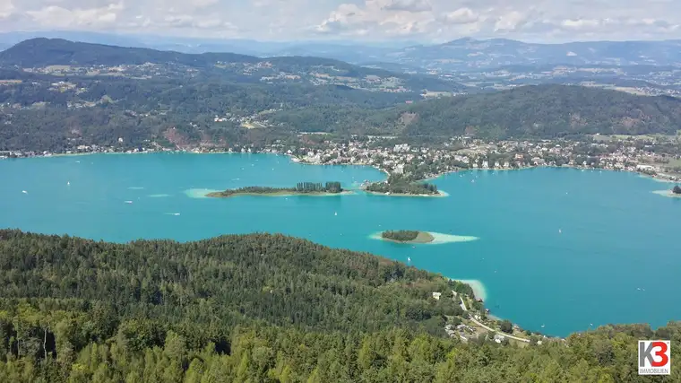 K3 - NEU: WÖRTHERSEE - VILLENBAUGRUND - TRAUMBLICK AUF DEN SEE