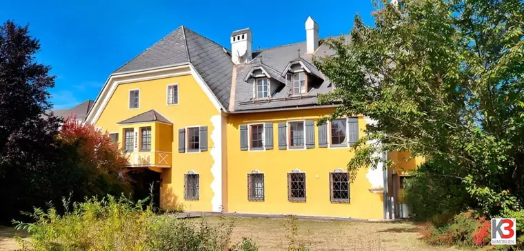 Prestigeobjekt-Gewerbefläche mit beeindruckendem Herrenhaus und Badeteich in Schlosspark
