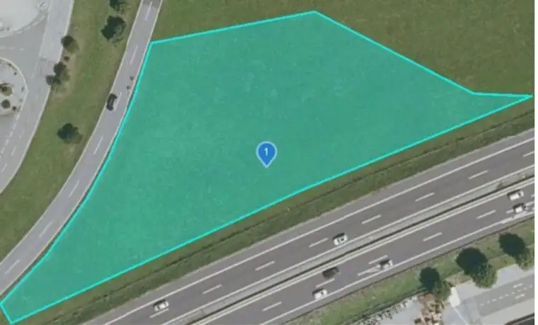 + 6.000 m² Betriebsbaugrundstück mit Werbung zur Autobahn S36 +