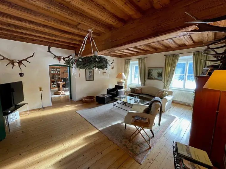 5,2 ha Bauernhof mit Herrschaftshaus nahe Graz