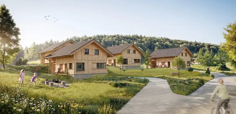 gemütliches Holzhaus nahe Feldkirch auf der Bazora - Neubau - in Vollholzqualität zu verkaufen