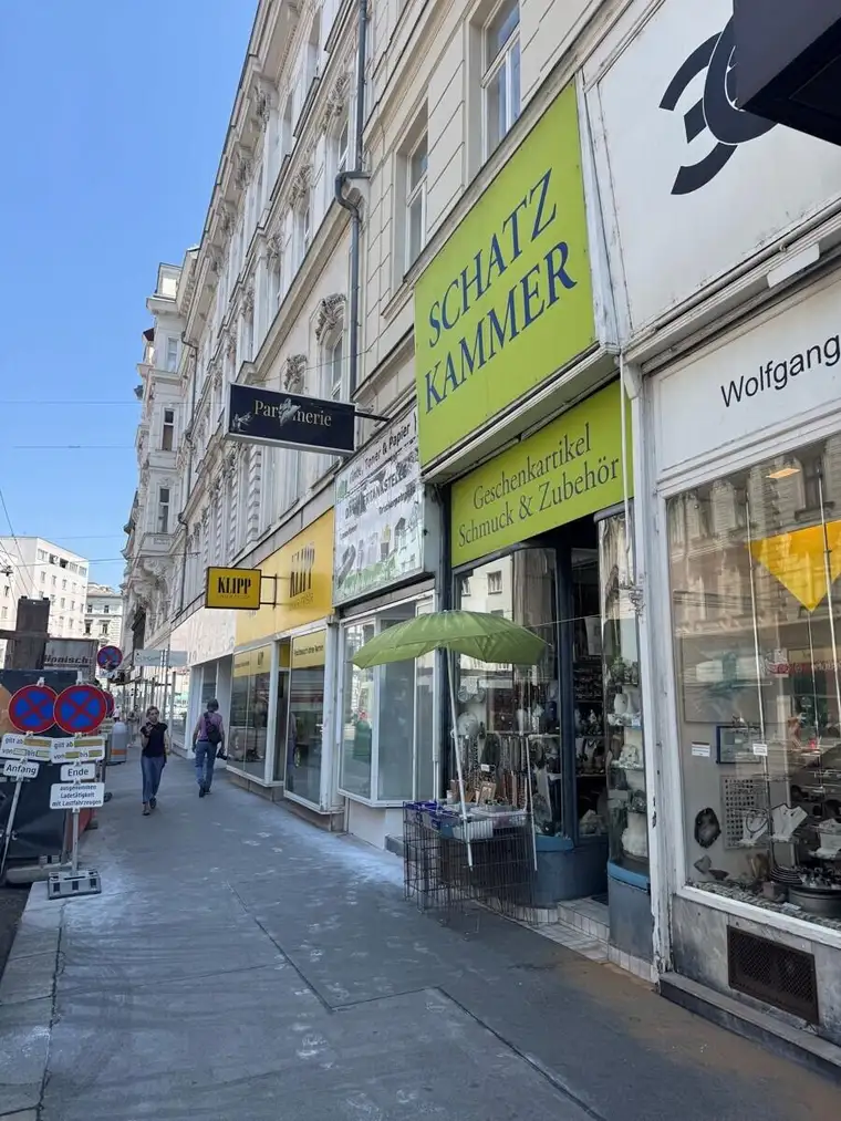 kleines Lokal in der Nussdorfer Straße/Währinger Straße