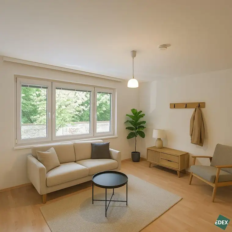 Direkt am Augarten: Schöne 2,5-Zimmer-Wohnung mit separater Küche