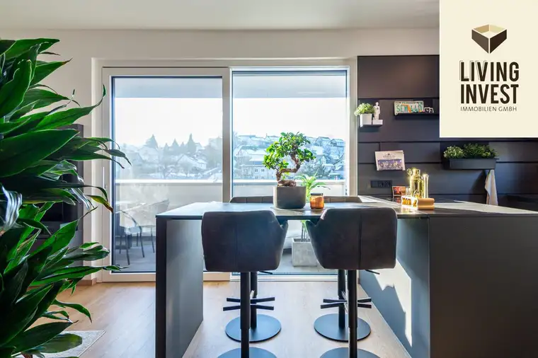 Exklusives Architekten-Penthouse im Kurort Bad Hall – nahezu vollmöbliert zu vermieten!