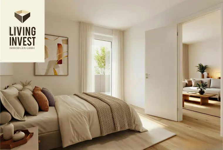 Erstbezug in Fischlham | Stilvolle 2-Zimmer-Wohnung im 1. OG mit Grünblick