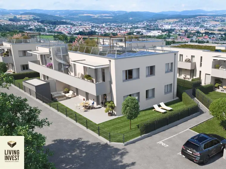 4-Zimmer-Gartenwohnung mit Ost-Weitblick | Baustart erfolgt – TOP D01