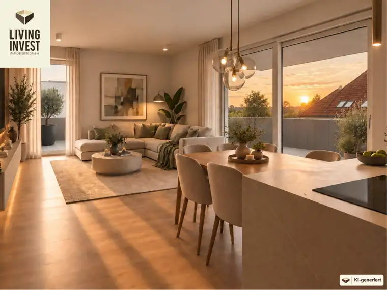 Sonniges Penthouse mit exklusivem Dachgarten &amp; Südwest-Ausrichtung - TOP A08