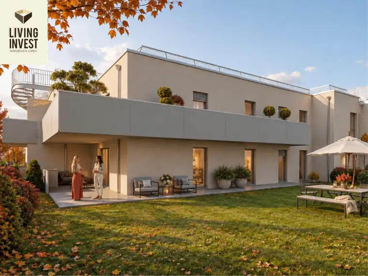 Gartenwohnung mit Wohnqualität &amp; großzügiger Südwest-Terrasse - TOP B05