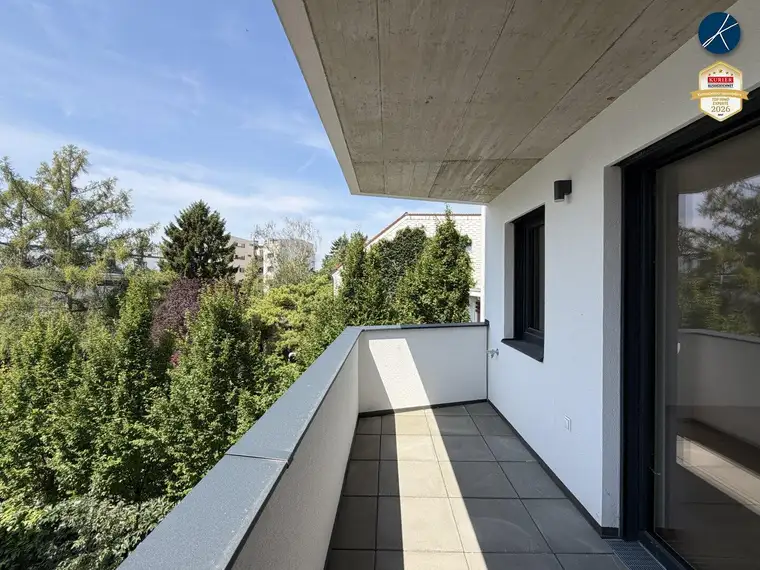 Zwei Balkone: Helle 3-Zimmer Wohnung im Erstbezug