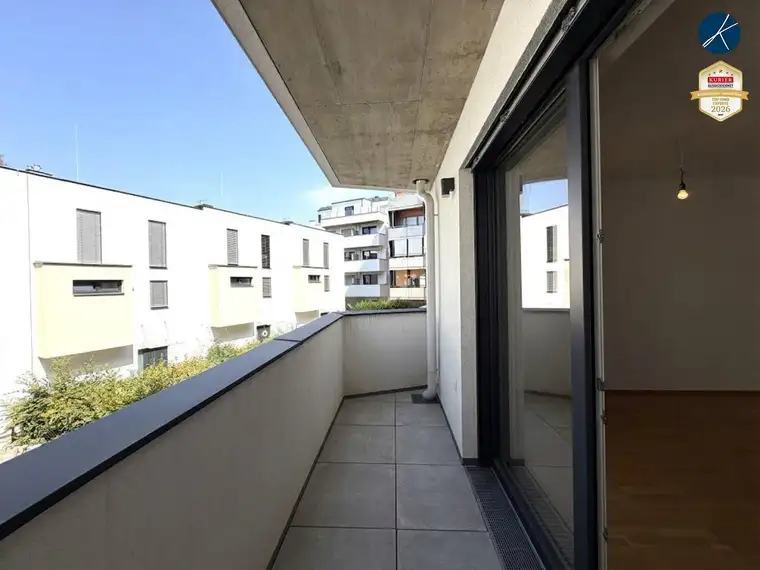 2-Zimmer Erstbezug mit Balkon und Innenhofblick