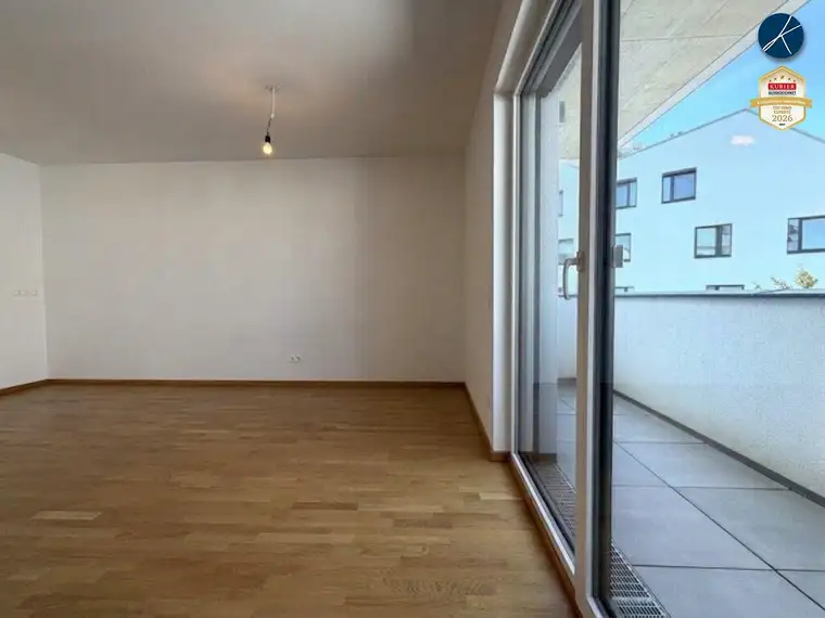 Erstbezug: Ruhige 2-Zimmer mit Blick in den grünen Innenhof