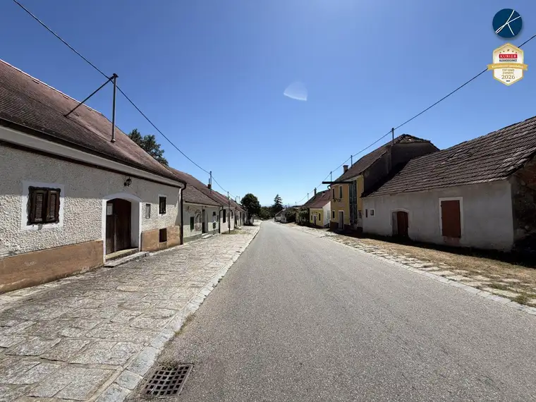 Weinkeller mit Weingarten in Feuersbrunner Kellergasse