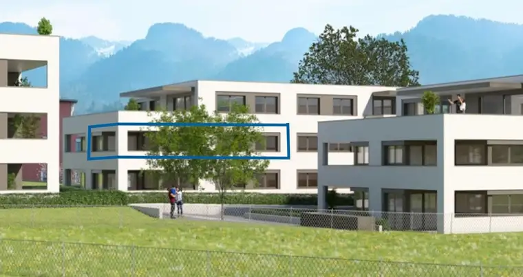 NEUBAU! 3-Zi-Wohung in Hohenems zu vermieten! - B07