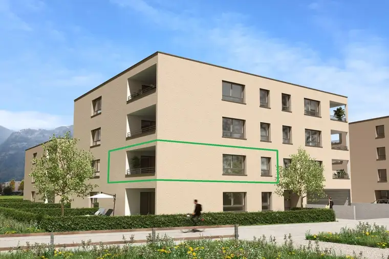 Neubautraum im Hatlerdorf! 3-Zi-Wohnung mit Loggia zu vermieten! Top A3