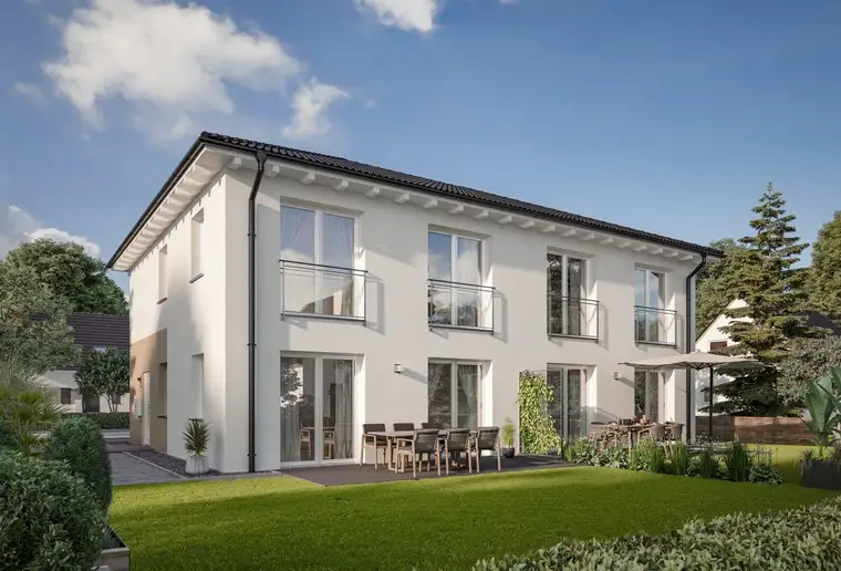 Moderne Doppelhaushälfte auf Baurechtsgrund