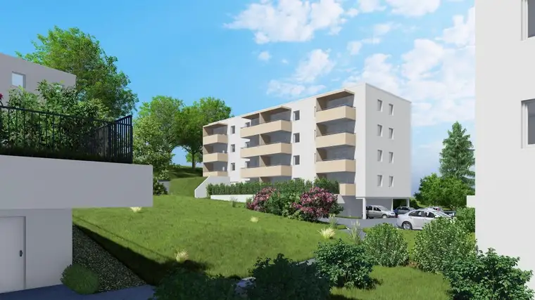 NEUBAU - Kremsmünster / Aspergmairstraße - 4-Raum Wohnung mit Loggia - Genossenschaftswohnung